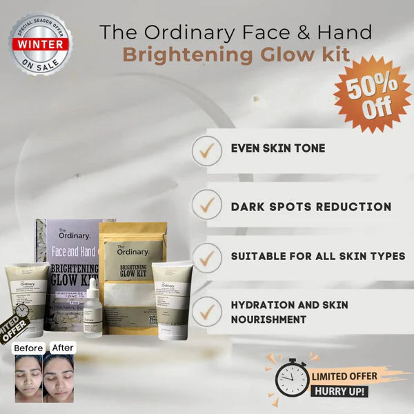 The Ordinary Face & Hand Brightening Glow kit